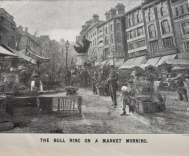 The Bull Ring on a Market Morning